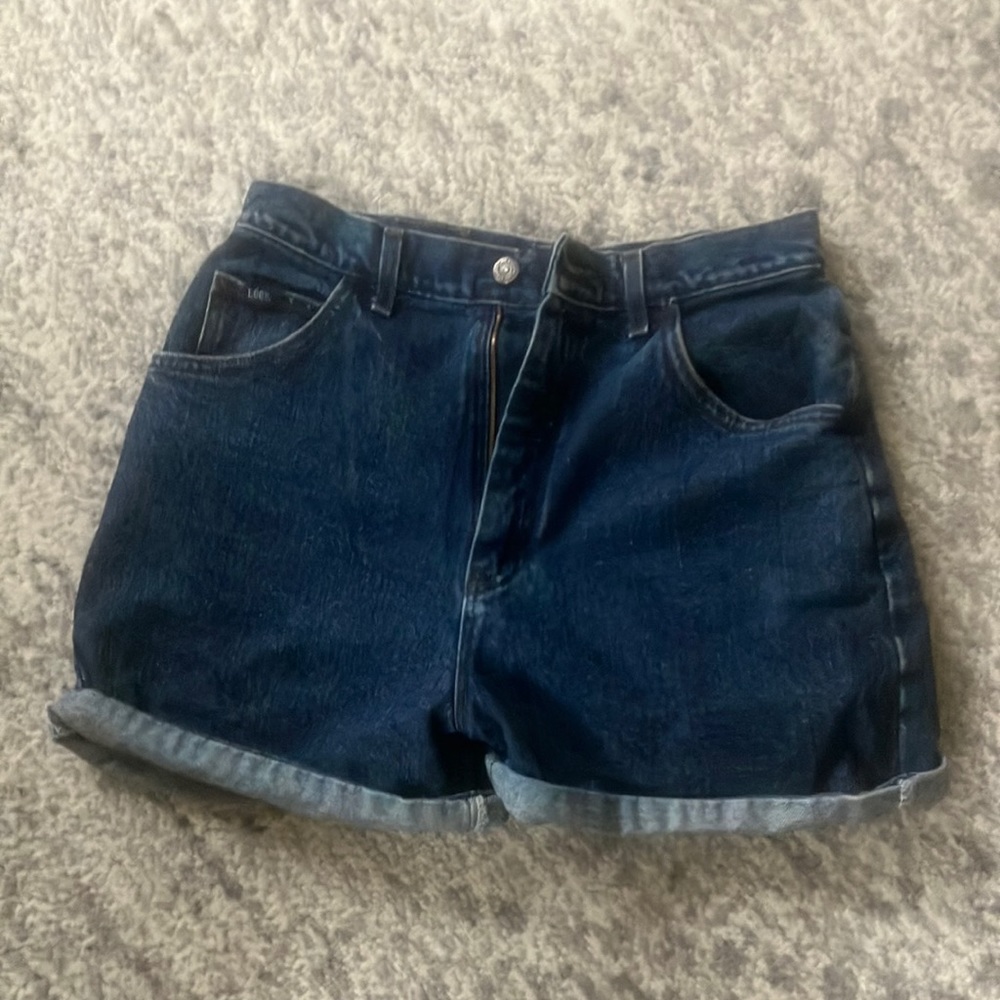Vintage Lee high waist denim shorts